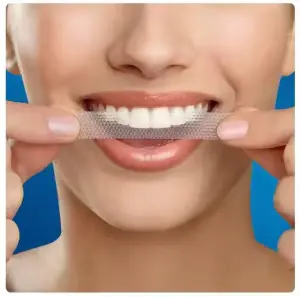 elitesmile fogfehérítő tapasz használat közben